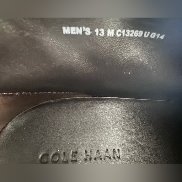 Cole Haan men’s’ sz 13 M suede/leather Chukkas; brown with eraser color soles. - Picture 6 of 6